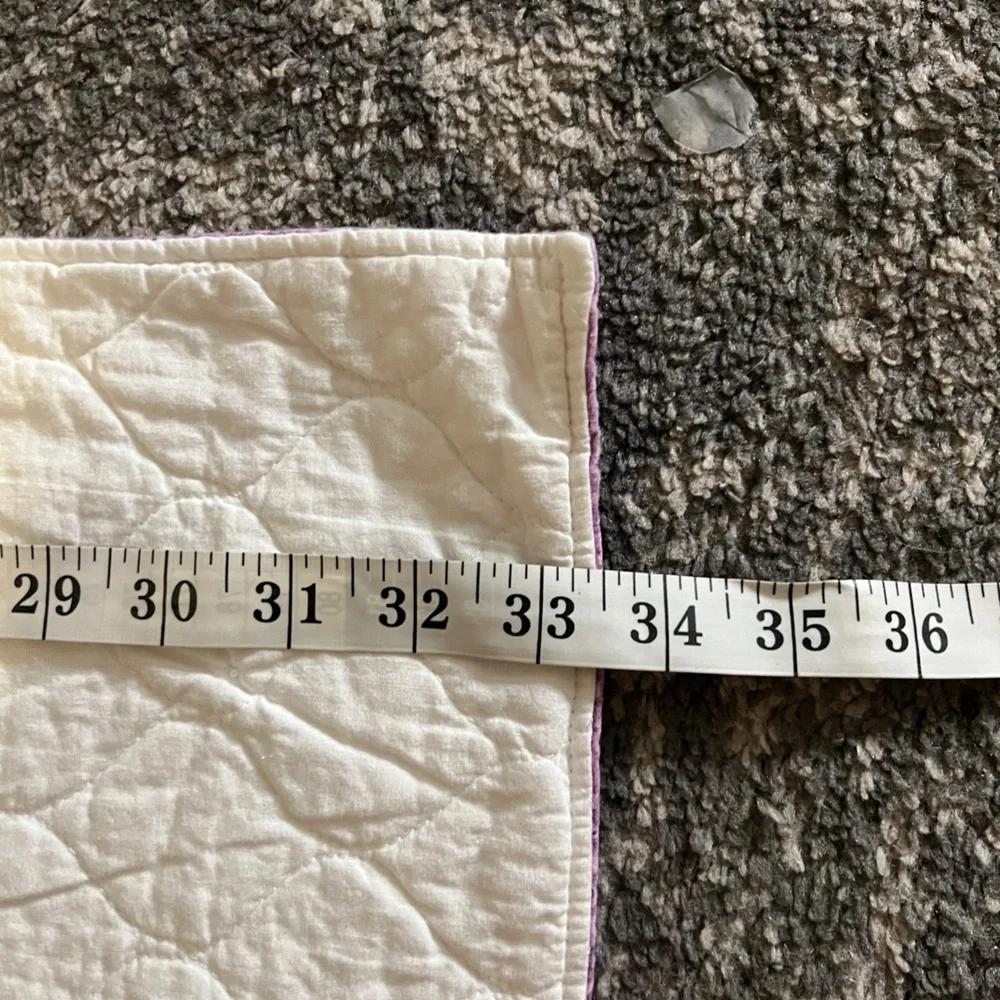 Handmade purple embroidered duck Quilt